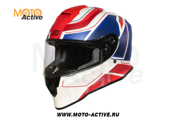 Шлем (интеграл) Origine DINAMO Galaxi, синий/красный/белый матовый